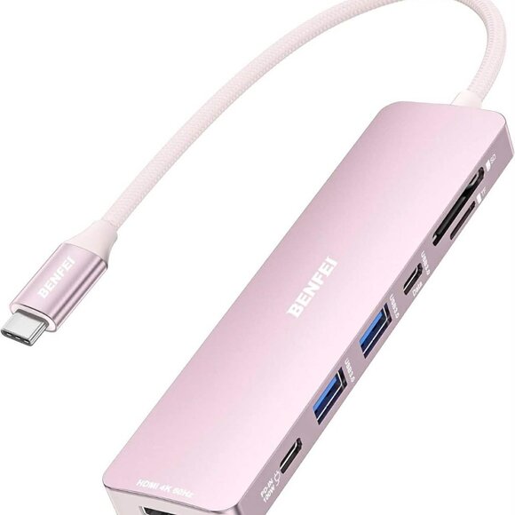 Brand New BENFEI Multifunctional Hub in Pink - Picture 2 of 7